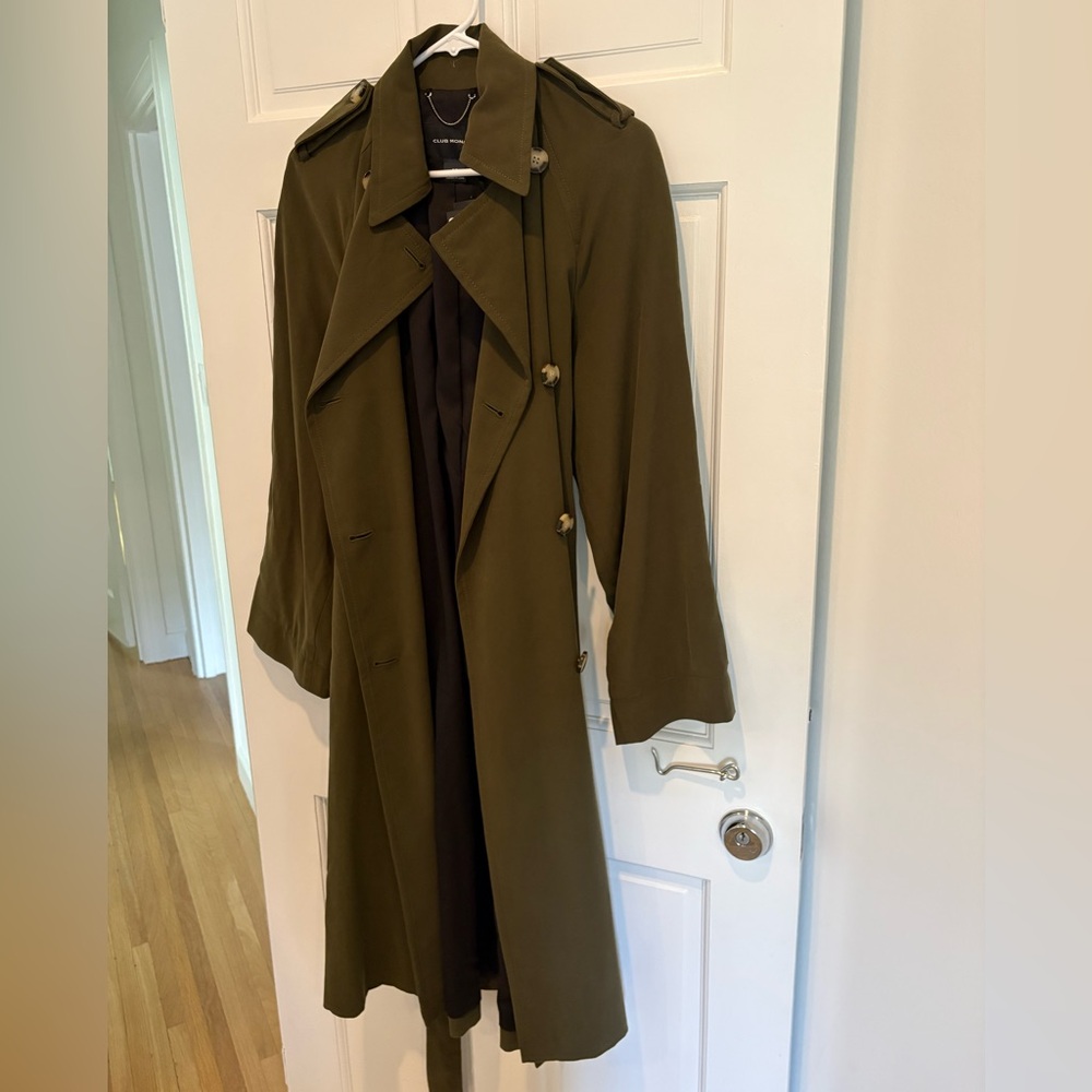 NWT Club Monaco Double-Breasted Trench Coat